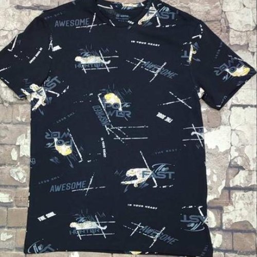 Футболка Samo (M-2XL) M5488R-3 black (лето) Samo M5488R-3 black