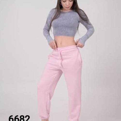 Штаны спорт MMC clothes (42-48) 6682 pink (деми) MMC clothes 6682 pink