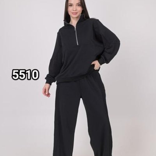 Костюм спорт MMC clothes (44-52) 5510 black (деми) MMC clothes 5510 black