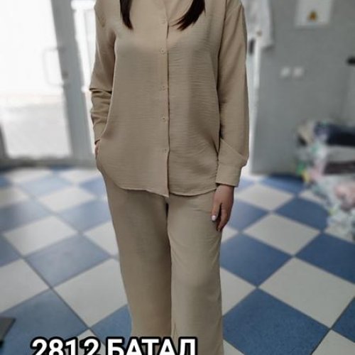 Костюм MMC clothes (2XL-5XL) 2812 beige (деми) MMC clothes 2812 beige