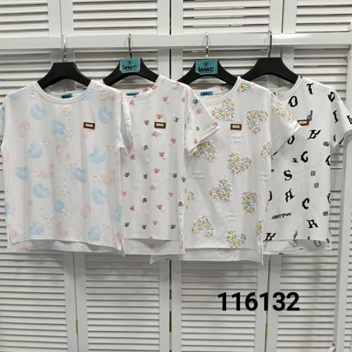 Футболка MMC clothes (46-50) 116132 white-black (лето) MMC clothes 116132 white-black