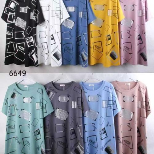 Футболка P.HEY (2XL-5XL) 6649 mix (лето) P.HEY 6649 mix