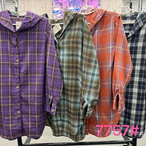 Рубашка P.HEY (3XL-6XL) 7757-2 purple (деми) P.HEY 7757-2 purple