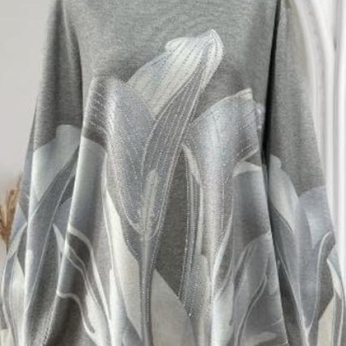 Свитер Elena&Vika (48-54) 25210 grey (деми) Elena&Vika 25210 grey