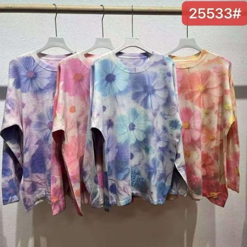 Свитер Elena&Vika (48-54) 25533 l.blue (деми) Elena&Vika 25533 l.blue