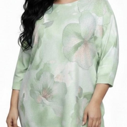 Свитер Elena&Vika (52-56) 26126 green (деми) Elena&Vika 26126 green