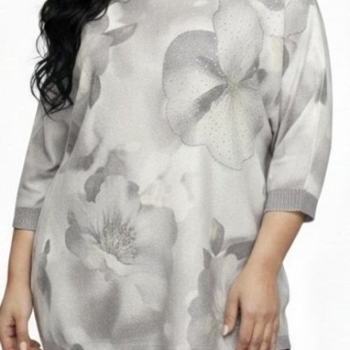 Свитер Elena&Vika (52-56) 26126 grey (деми) Elena&Vika 26126 grey