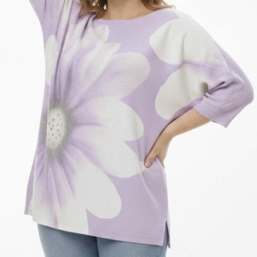 Свитер Elena&Vika (52-56) 26127 lilac (деми) Elena&Vika 26127 lilac