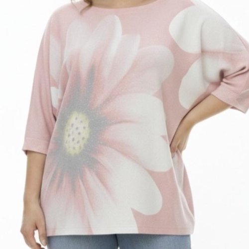 Свитер Elena&Vika (52-56) 26127 powder (деми) Elena&Vika 26127 powder