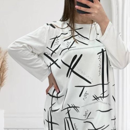 Свитер Elena&Vika (52-56) 27077 white (деми) Elena&Vika 27077 white