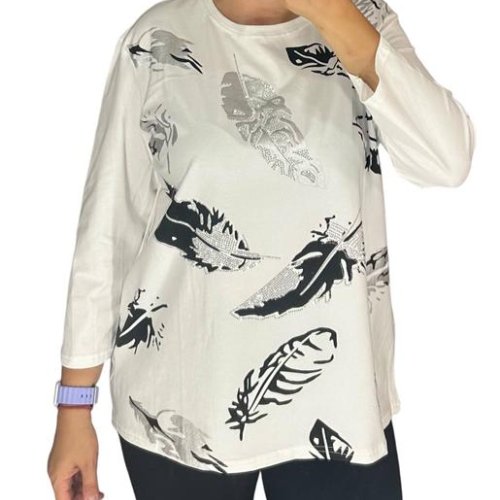 Свитер Elena&Vika (52-56) 27082 white (деми) Elena&Vika 27082 white