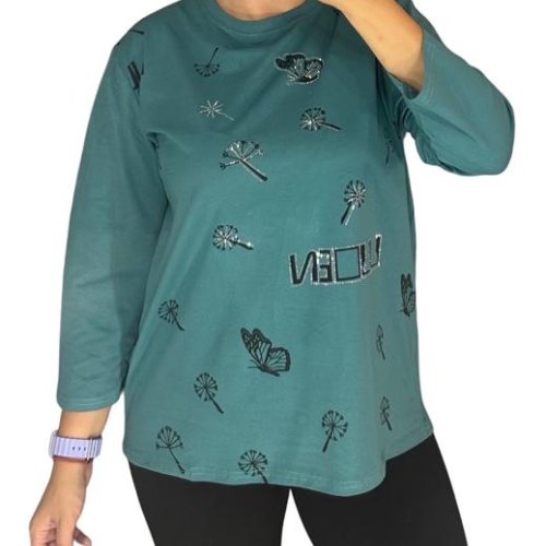 Свитер Elena&Vika (52-56) 27086 green (деми) Elena&Vika 27086 green