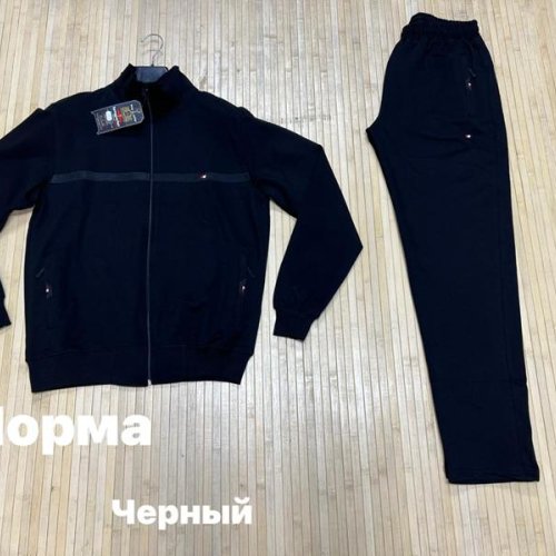 Костюм спорт Navas (M-2XL) NV1103 black (деми) Navas NV1103 black