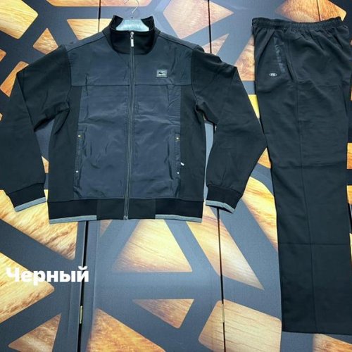 Костюм спорт Navas (L-3XL) NV1117 black (деми) Navas NV1117 black