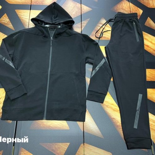 Костюм спорт Navas (L-4XL) NV1124 black (деми) Navas NV1124 black