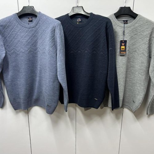 Свитер Navas (L-2XL) NV975 grey (деми) Navas NV975 grey