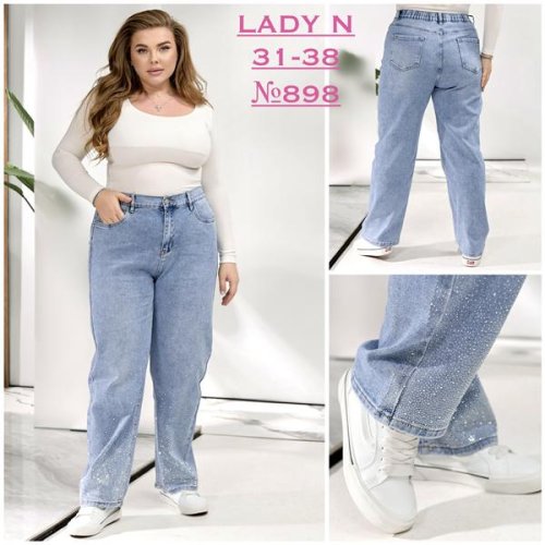 Джинсы Jeans Club (31-38) 898 l.blue (деми) Jeans Club 898 l.blue