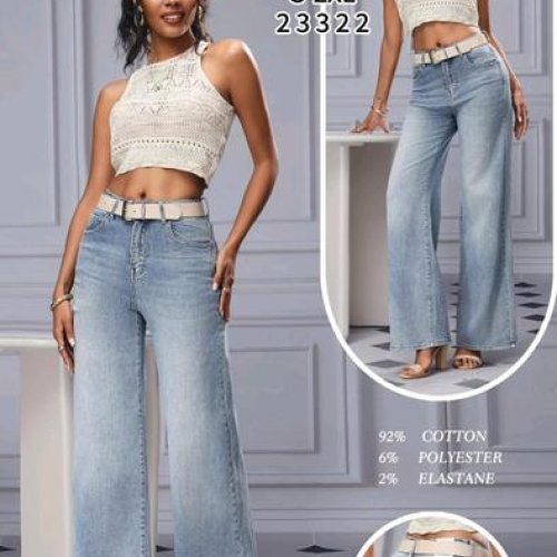 Джинсы Jeans Club (S-2XL) BQ2965H l.blue (деми) Jeans Club BQ2965H l.blue