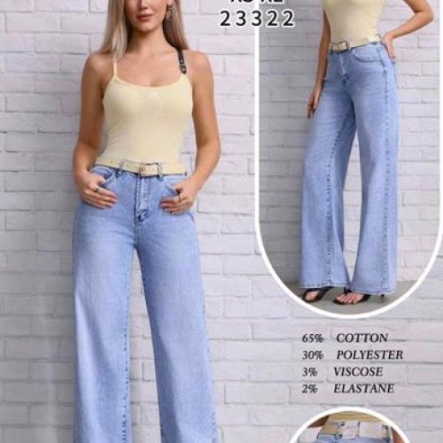 Джинсы Jeans Club (XS-XL) BQ3259-5 l.blue (деми) Jeans Club BQ3259-5 l.blue