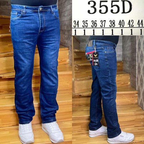 Джинсы God Baron (34-44) 355D blue (деми) God Baron 355D blue