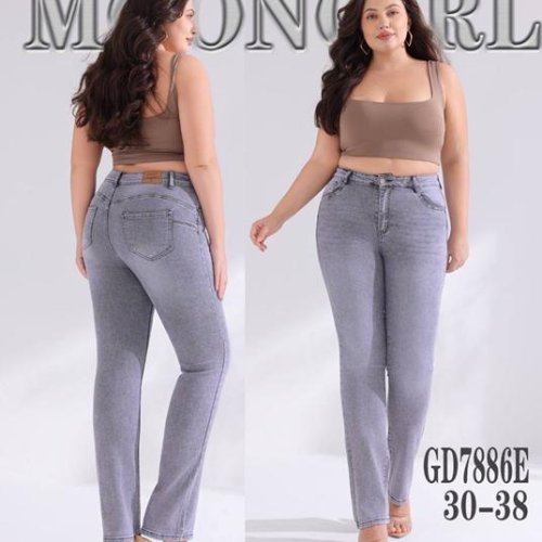 Джинсы Miss Kurry (30-38) GD7886 l.grey (деми) Miss Kurry GD7886 l.grey