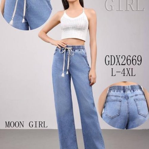 Джинсы Miss Kurry (L-4XL) GDX2669 l.blue (деми) Miss Kurry GDX2669 l.blue