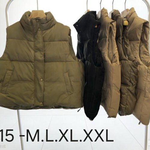 Жилетка Oukali (M-2XL) 6815 olive (деми) Oukali 6815 olive