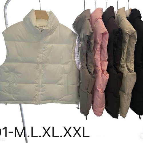 Жилетка Oukali (M-2XL) 101 grey (деми) Oukali 101 grey