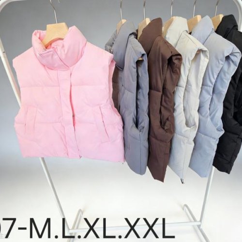 Жилетка Oukali (M-2XL) 907 pink (деми) Oukali 907 pink