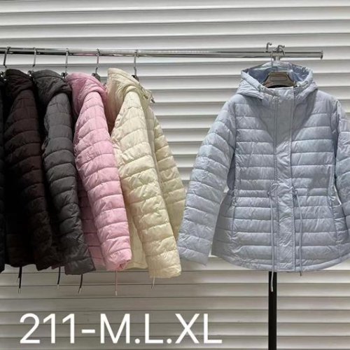 Куртка Oukali (M-XL) 211 grey (деми) Oukali 211 grey