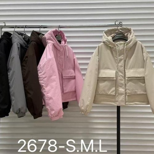 Куртка Oukali (M-XL) 2678 pink (деми) Oukali 2678 pink