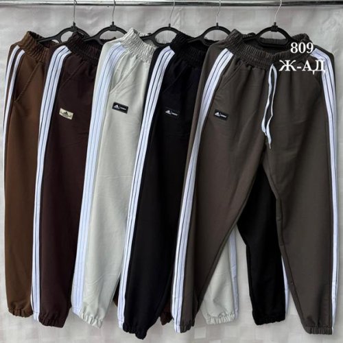 Штаны спорт Shon (46-54) S2510 chocolate (деми) Shon S2510 chocolate