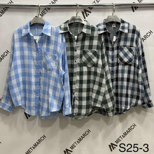 Рубашка Met&March (one size) 25-3 l.blue (деми) Met&March 25-3 l.blue