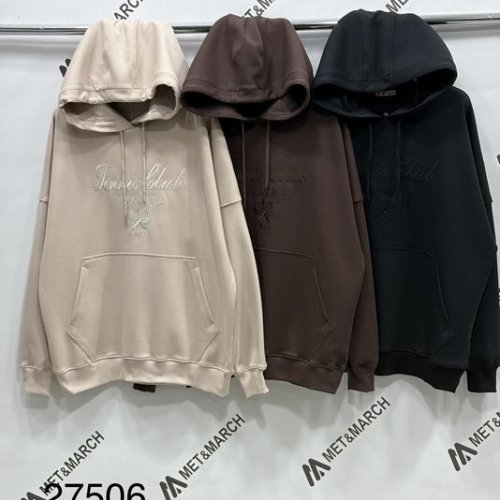 Худи Met&March (S-L) 27506 brown (деми) Met&March 27506 brown