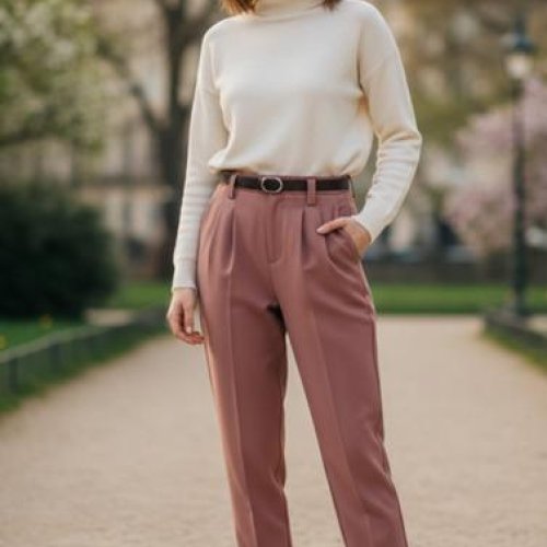 Штаны Met&March (S-L) 3101 beige (деми) Met&March 3101 beige