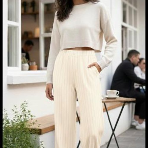 Штаны Met&March (S-L) 12627 l.beige (деми) Met&March 12627 l.beige