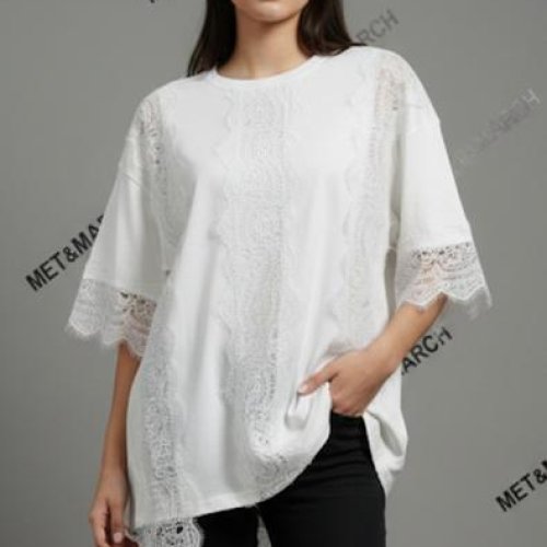 Футболка Met&March (one size) 1810 white (лето) Met&March 1810 white