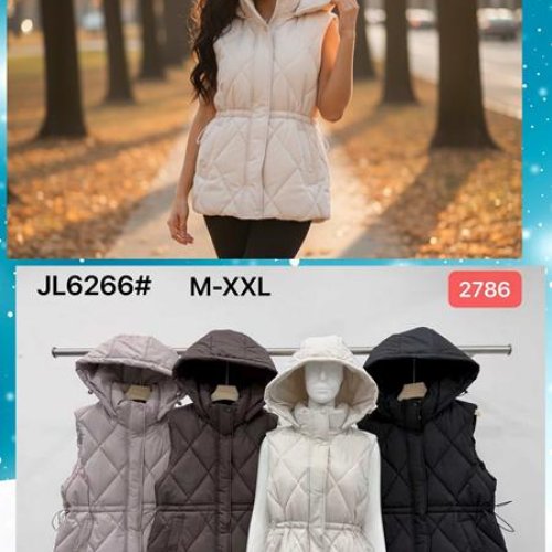 Жилетка Шаолинь (M-2XL) JL6266 black (деми) Шаолинь JL6266 black