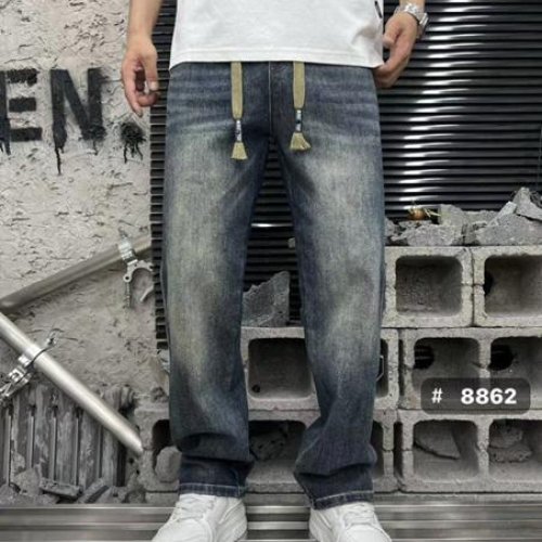 Джинсы F.T.H (30-38) 8862 blue (деми) F.T.H 8862 blue