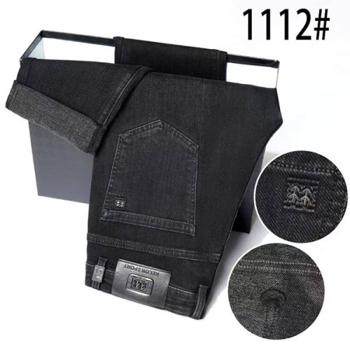 Джинсы F.T.H (30-38) 1112 black (деми) F.T.H 1112 black