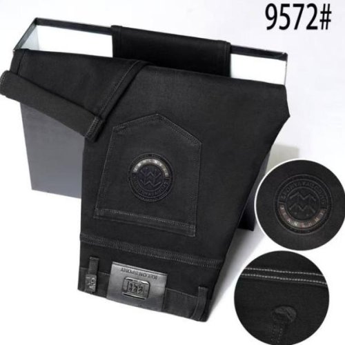 Джинсы F.T.H (30-38) 9572 black (деми) F.T.H 9572 black