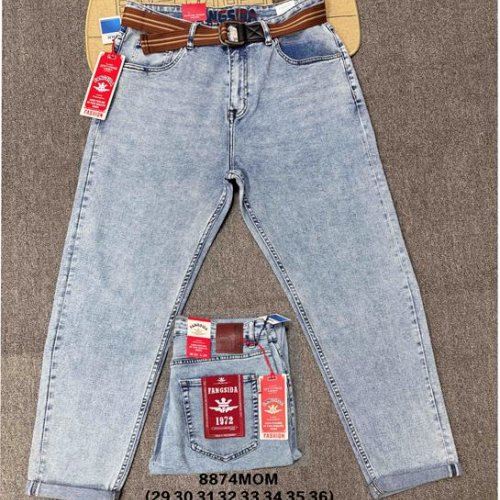 Джинсы Fangsida (29-36) 8874 l.blue (деми) Fangsida 8874 l.blue