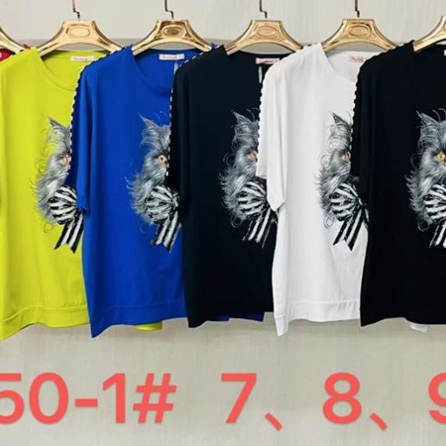 Футболка Immei (7XL-9XL) 9250-1 white (лето) Immei 9250-1 white