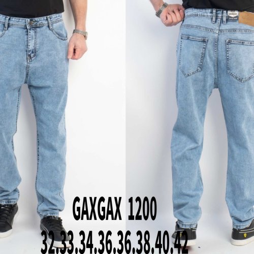 Джинсы Basanjiu (32-42) 1200 l.blue (деми) Basanjiu 1200 l.blue