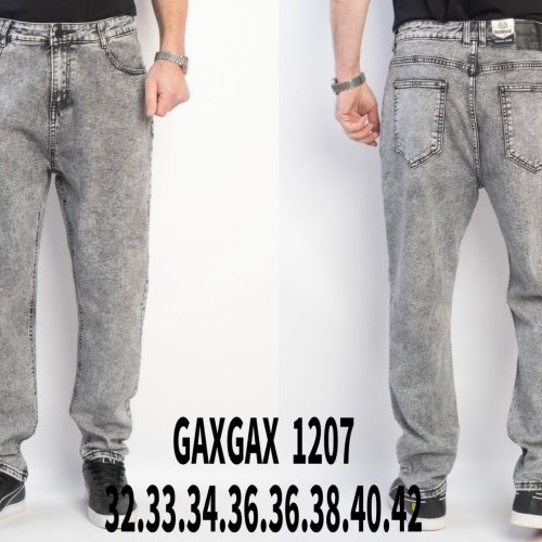 Джинсы Basanjiu (32-42) 1207 grey (деми) Basanjiu 1207 grey