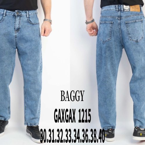 Джинсы Basanjiu (30-40) 1215 l.blue (деми) Basanjiu 1215 l.blue