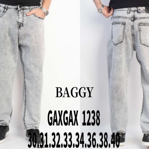 Джинсы Basanjiu (30-40) 1238 grey (деми) Basanjiu 1238 grey