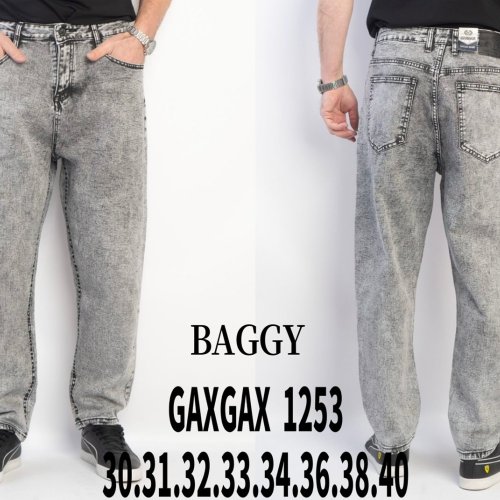 Джинсы Basanjiu (30-40) 1253 grey (деми) Basanjiu 1253 grey