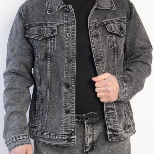 Куртка Basanjiu (L-5XL) 212 grey (деми) Basanjiu 212 grey