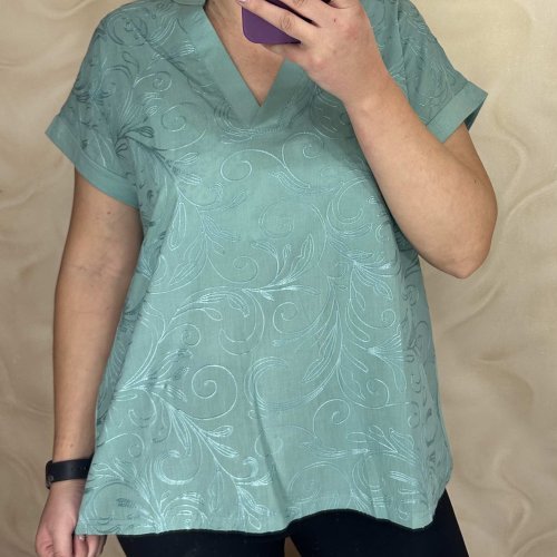 Футболка LeVisha (M-2XL) 26003 green (лето) LeVisha 26003 green